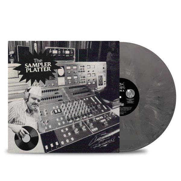 THE CUSTODIAN OF RECORDS - The Sampler Platter Vinyl FRONT_GREY Marbled