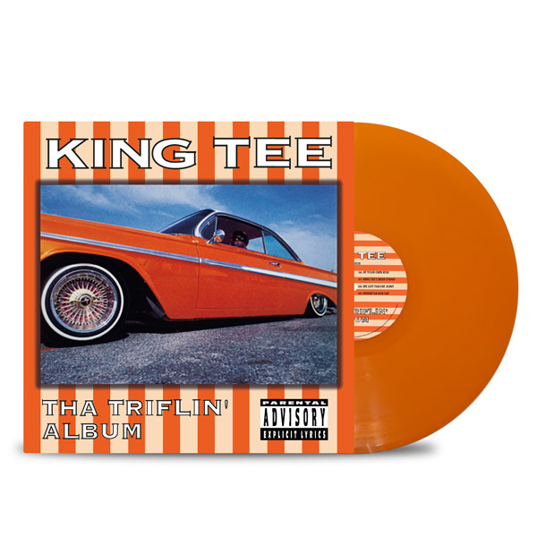 KING_TEE_THA_TRIFLIN_ALBUM_FRONT_Side_Cover_ORANGE_Vinyl_LP