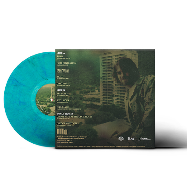 Hus_Kingpin-In_A_State_Of_Nirvana_Crystal Clear_Solid Blue-Vinyl_LP_BACK_Cover